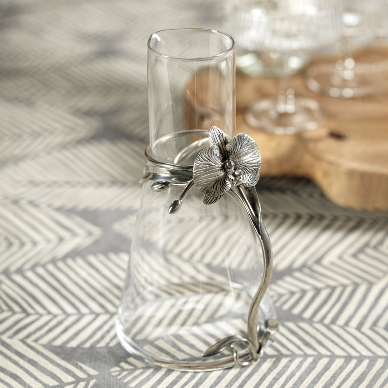 Pichet en orchidée et verre 9,75 "Patrice