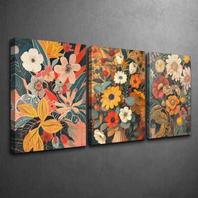 3 Piece Wrapped Canvas Print