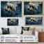 Blue Dancing Dolphines I - animaux, art des dauphins-2026202202-2026202201