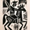 «Rider With Raised Spear», art mural sur toile