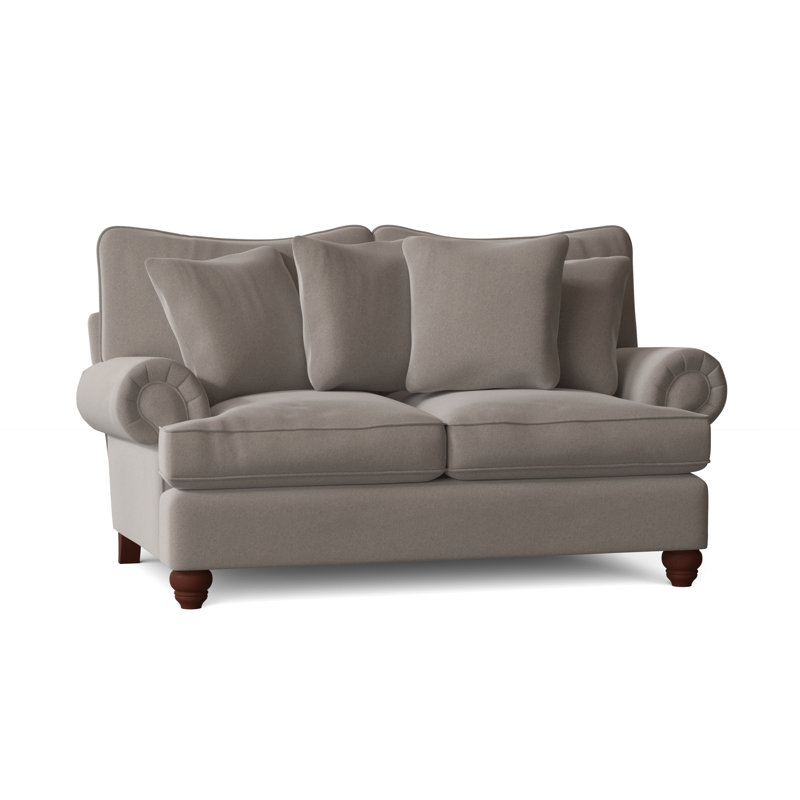 Woodburn Loveseat, Beantown 41 Taupe Performance Chenille, Manhattan, No