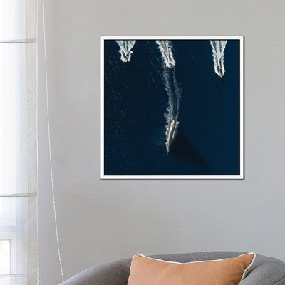 Summer Wind by Annette Schmucker - Floater Frame Print on Canvas