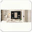 Wall Mounted Medicine Cabinet With Mirror 6 Open Storage Shelves