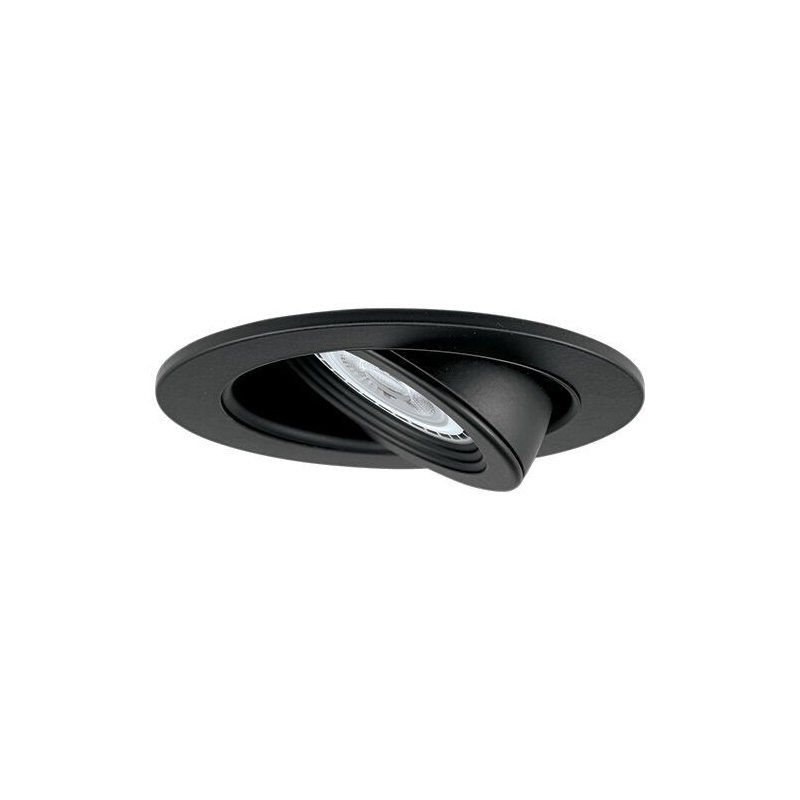 Garniture encastrée réglable 3" moulant, Noir