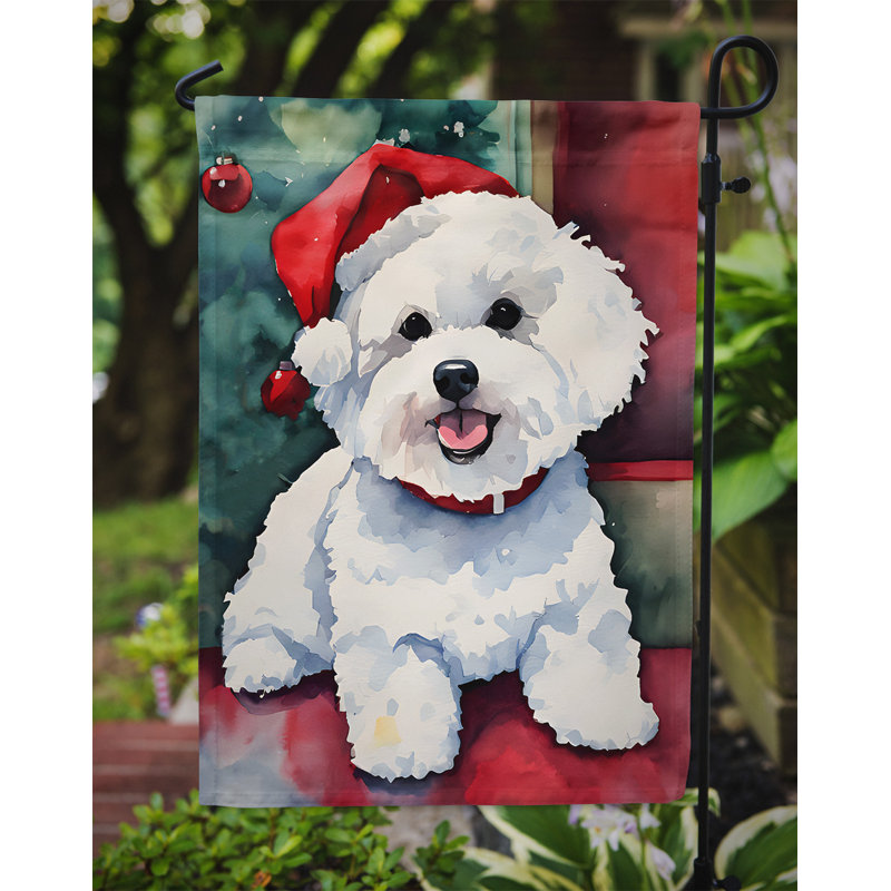Drapeau de jardin en polyester , H 15,5 po x l 11,25 po