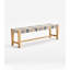 Masaya Upholstered Dining Bench-107653792