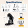 7.5 Quart 6 Speed 9 In 1 Multifunctional Stand Mixer With Fermentation