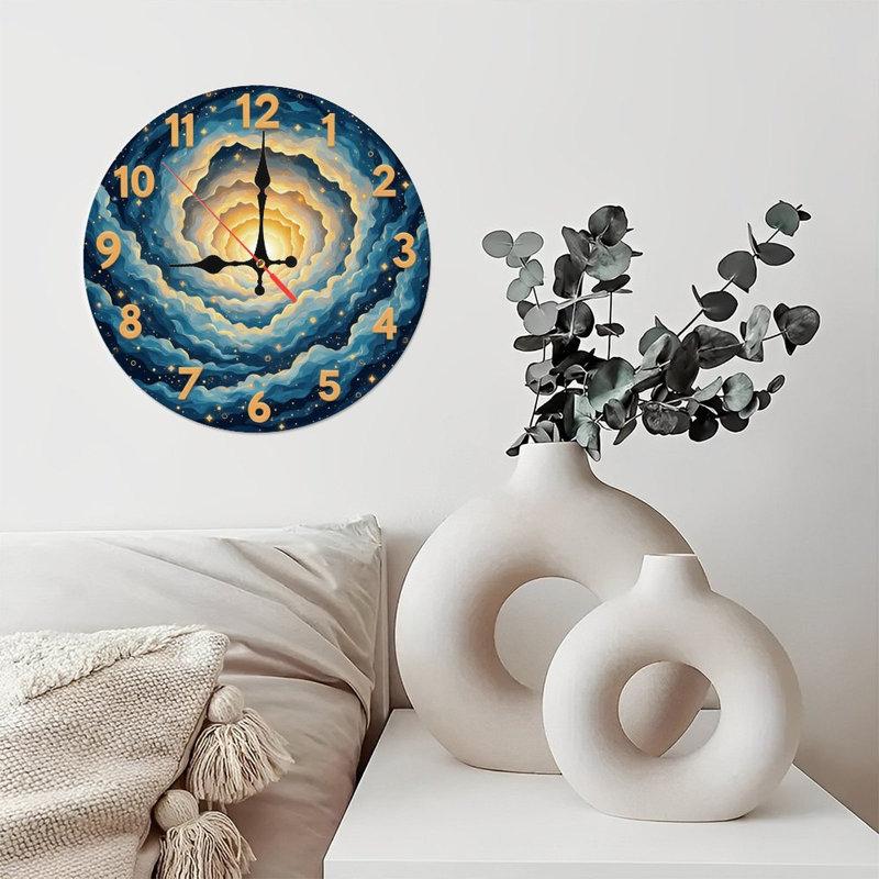Horloge sur tourbillon cosmique