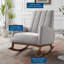 Chaise berçante en velours Sway Performance-619724118