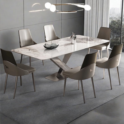 Minimalist Italian rectangular dining table