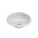 BOCCHI Parma 17.7'' Fireclay Oval Bathroom Sink with Overflow