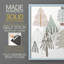 Arbre de Noël, collection de croquis B, reproduction encadrée - bois massif-415297592-415297580