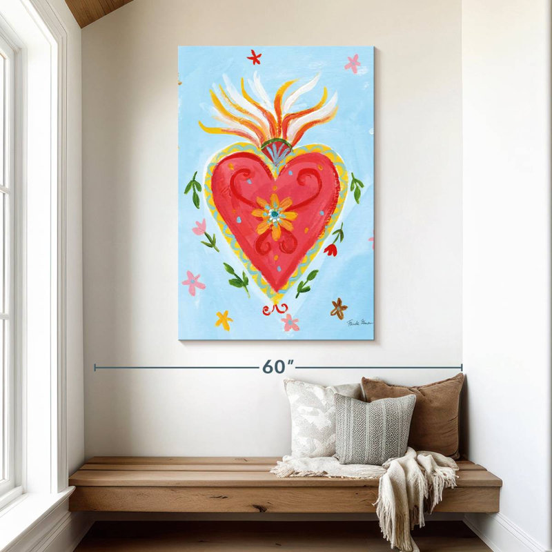 Hardie Frida's Heart I, 48" H x 32" W