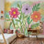 Papier peint pastel blanc sur fond blanc-359018024-359018027
