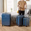 3pc Abs Navy Luggage Set