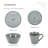 TABLE 12 16-Piece Dinnerware Set, Stonewashed Dinnerware Set for 4