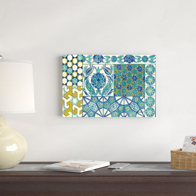 Turkish Tiles Exotic I, H 18 po x l 12 po x P 1,25 po