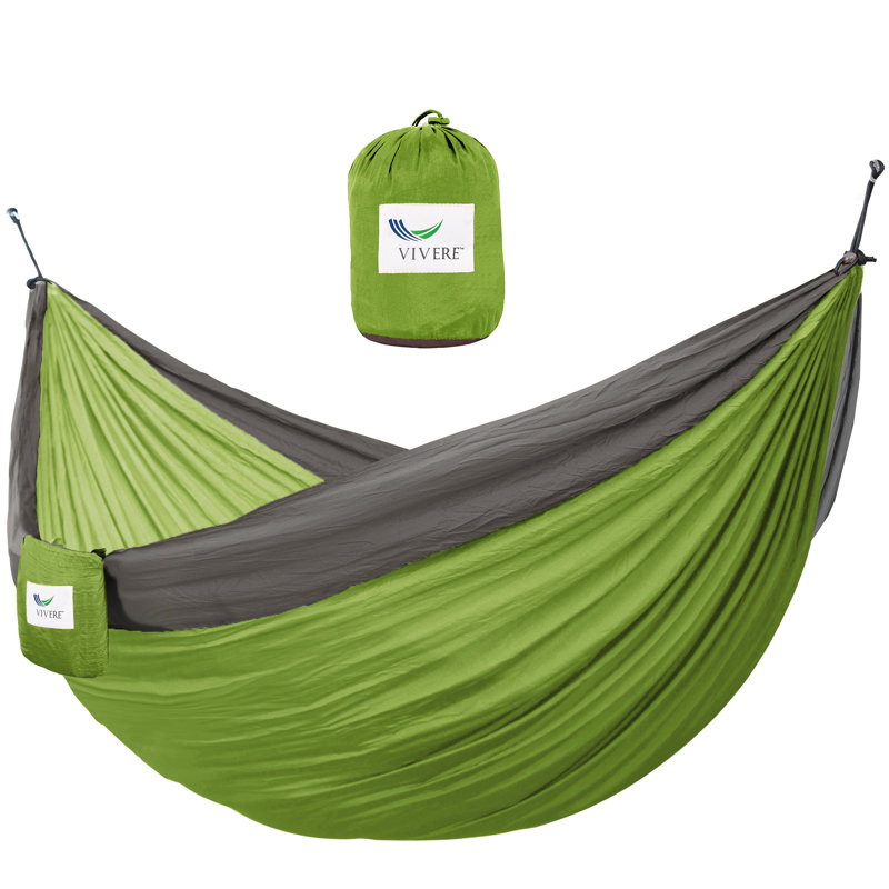 Hamac de camping double Kylee Parachute, Double, Tempête / pomme