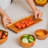 Rectangular Teak Wood Plate - Small (Set Of 2)