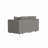 Lockheart 64 inch 2-Seat Modular Loveseat Smoke Square Arm-126757800
