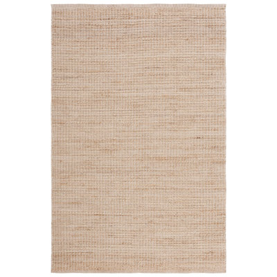 Tapis beige en jute / coton Krushap