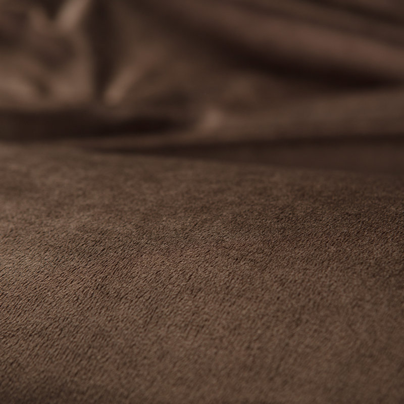 Chanasya Velvet Duvet Reversible Duvet Cover Set, Queen Duvet Cover + 2 Shams and 2 Pillowcases, Mink