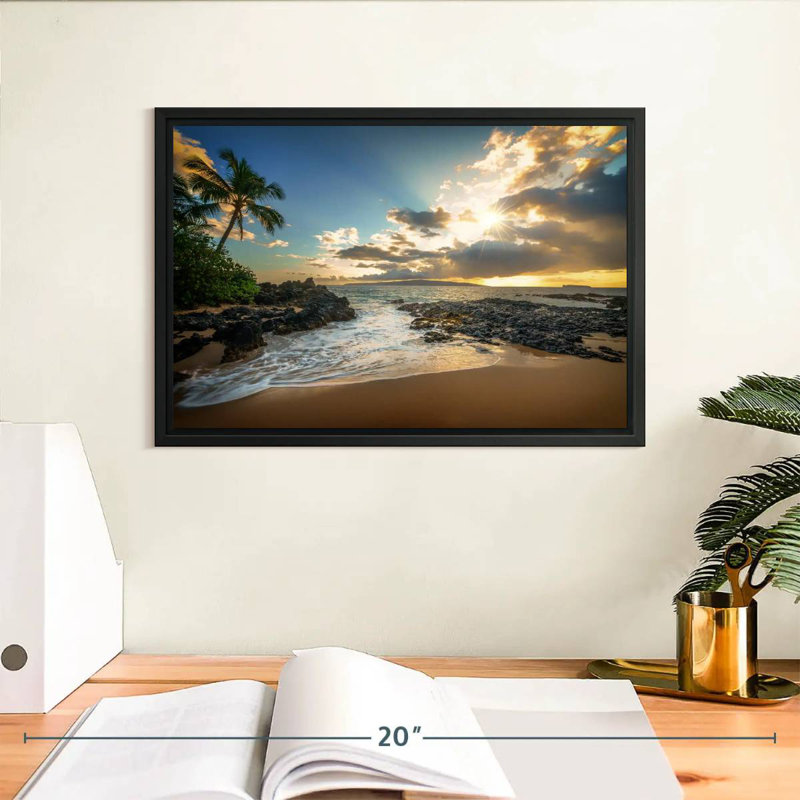 Gillard Makena Cove, ciel coucher de soleil, H 9 po x l 13 po
