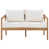 Coussin beige / structure naturelle est en rupture de stock sélectionné