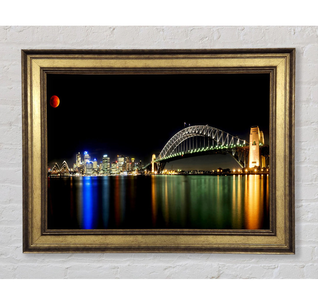 Sydney Harbour Bridge Opera House - Einzelner Bilderrahmen Kunstdrucke