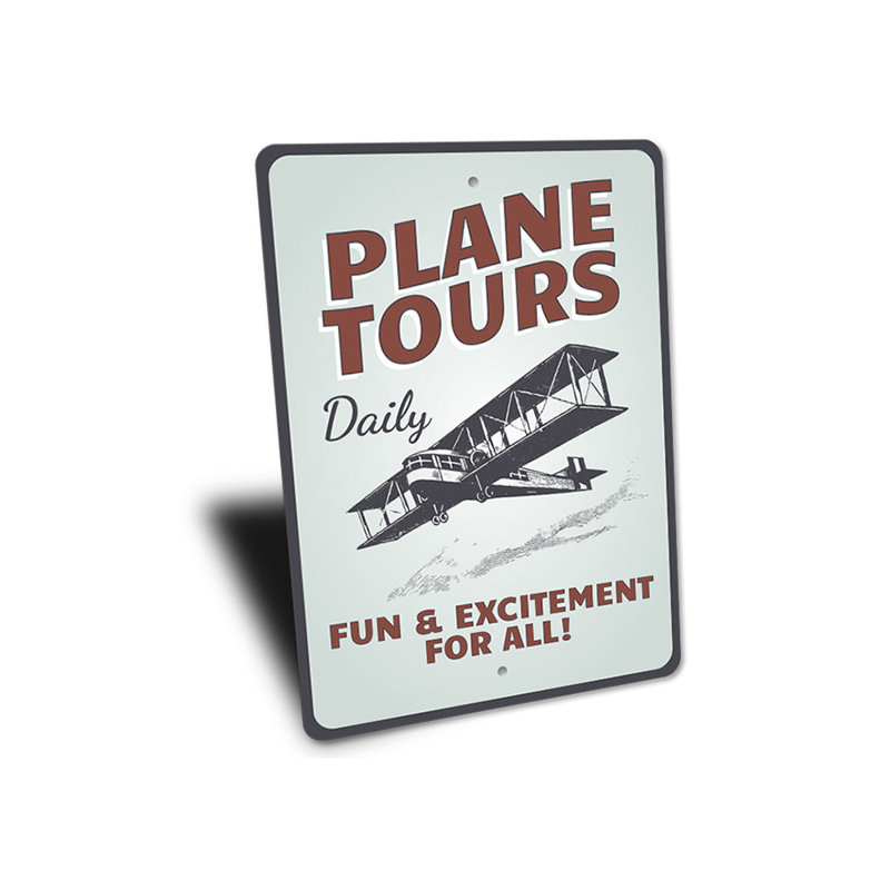 Plane Tours, H 14 po x l 10 po x P 0,04 po