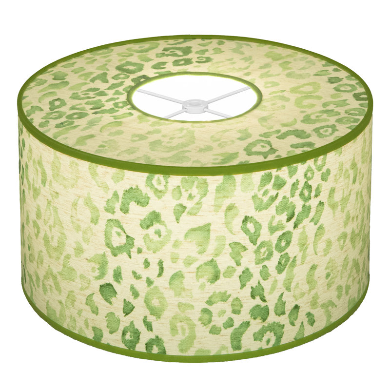 Abbey Rose - ombre seulement - grondement - émeraude avec bordure Verde Hoja - 14,5