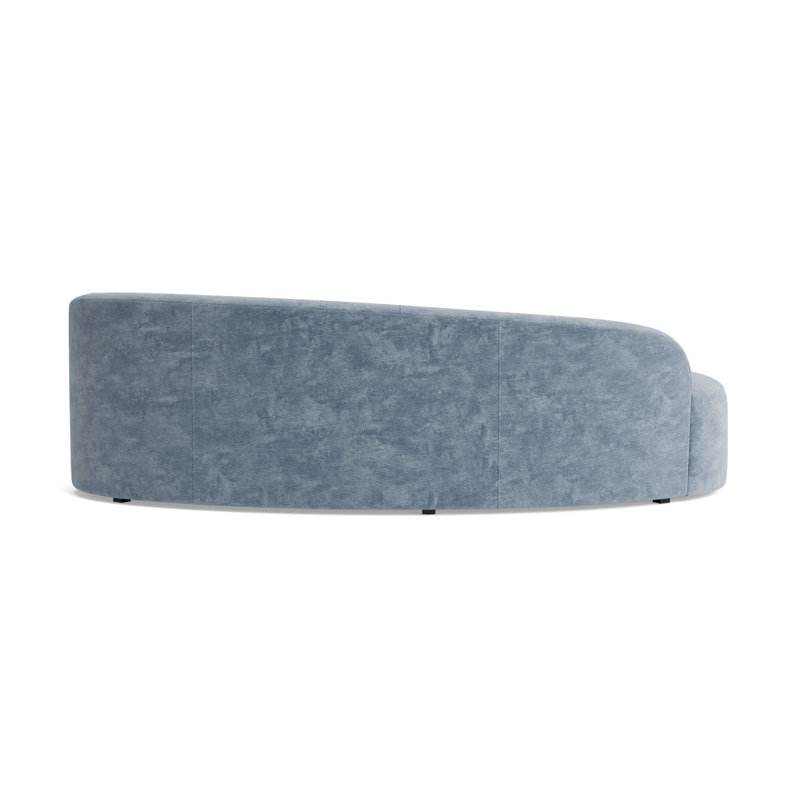 Sofia Right Arm Sofa, Vintage Chenille - Smoky Blue