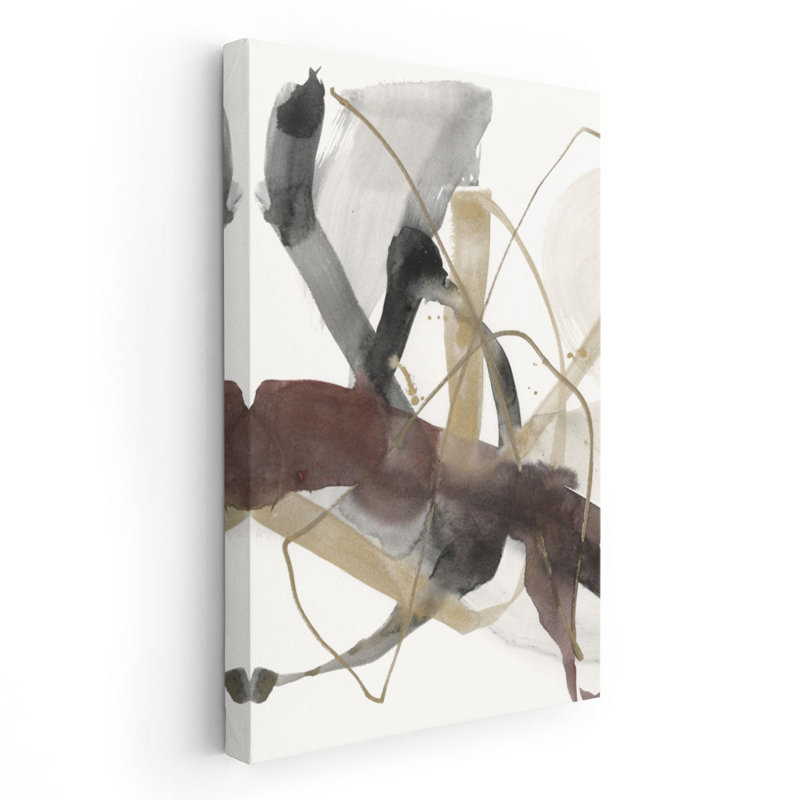 «Bourgogne Interjection I», reproduction d'art sur toile, H 30 po x l 20 po