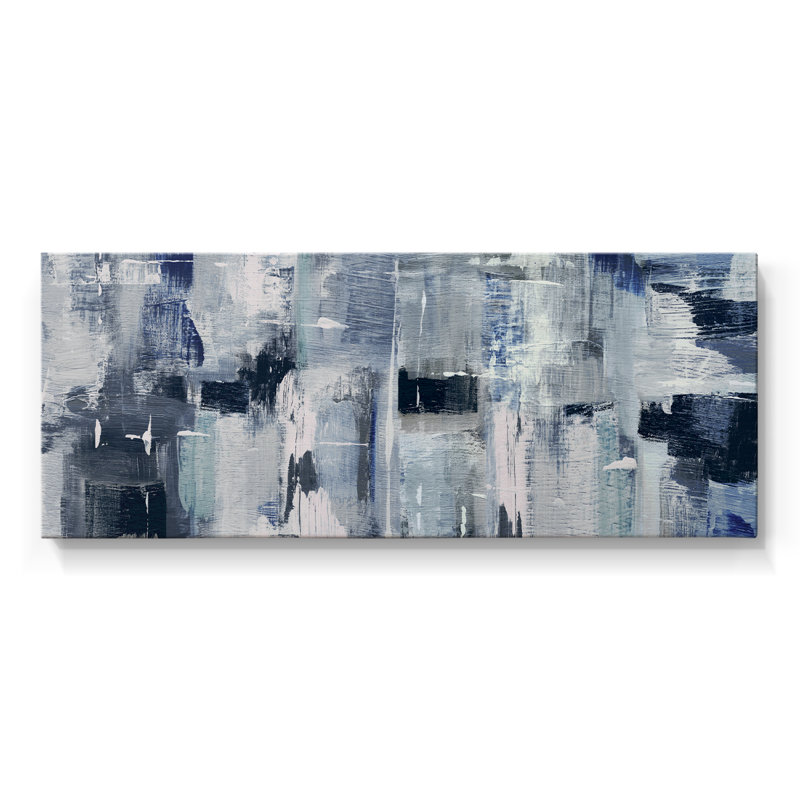 Montagnes printanières - Toile tendue avec châssis - Prêt à accrocher, H 20 po x l 50 po