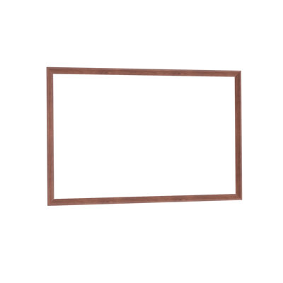 48"X32" Oversized Modern Rectangle Bathroom Mirror With Walnut Frame Decorative Large Wall Mirrors For Bathroom Living Room Bedroom Vertical Or Horizontal Wall Mounted Mirror With Aluminum Frame