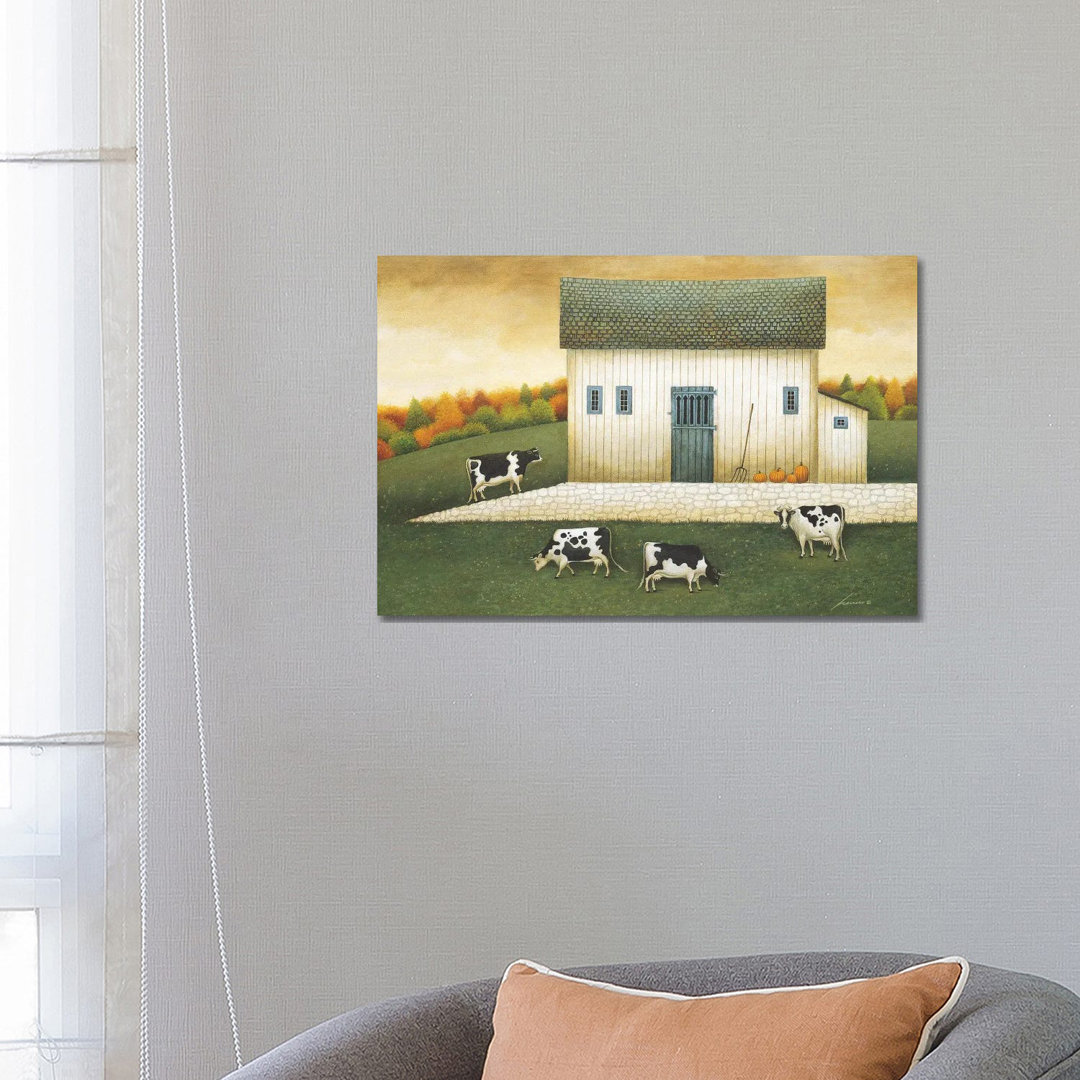 Grazing by Lowell Herrero - Wrapped Canvas Painting