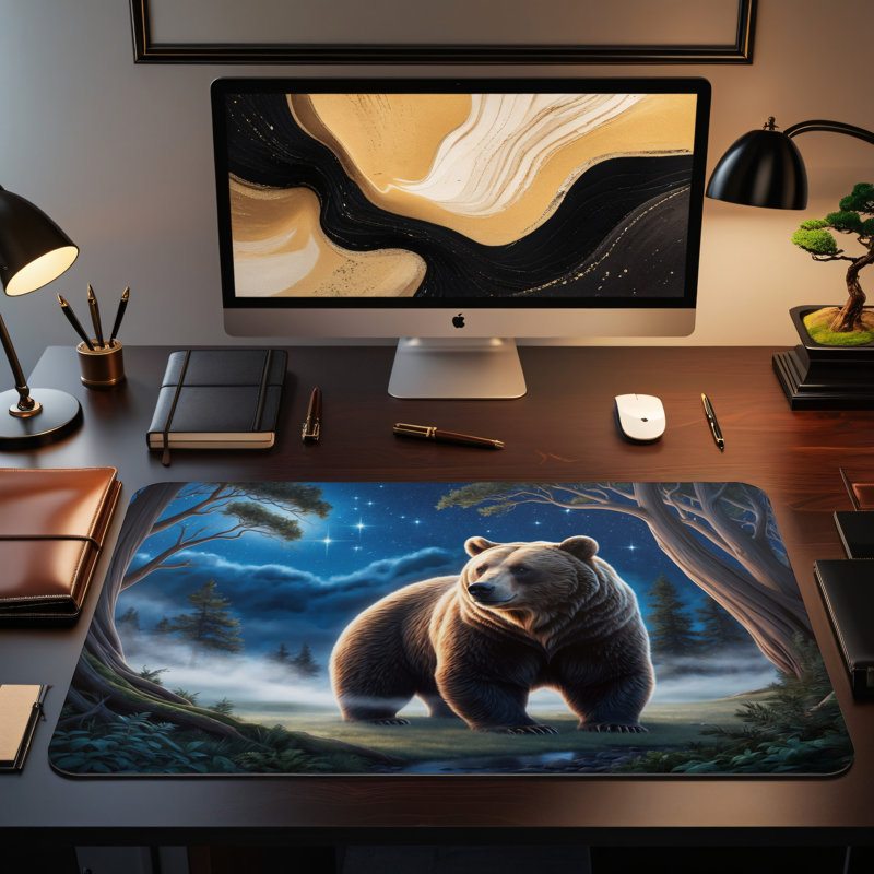 Polyester Desk Pad, 31.5x15.5