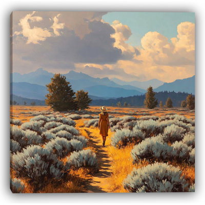 Path to Solitude - Wrapped Canvas Print