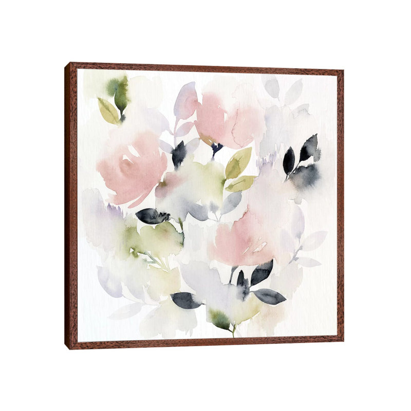 Doorways I by Stephanie Ryan - Painting on Canvas, Classic Brown Wood Floater Framed, 66.04cm H x 66.04cm W x 3.81cm D