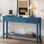 U_STYLE Console de hall d'entrée contemporaine de haute qualité avec 4 tiroirs spacieux, 1 pied de tablette pratique pour le couloir et le vestibule-672194657