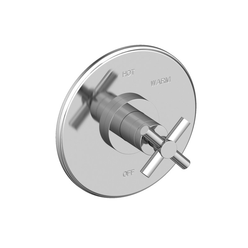 Balanced Pressure Shower Trim Plate With Handle. Less Showerhead, Arm And Flange.