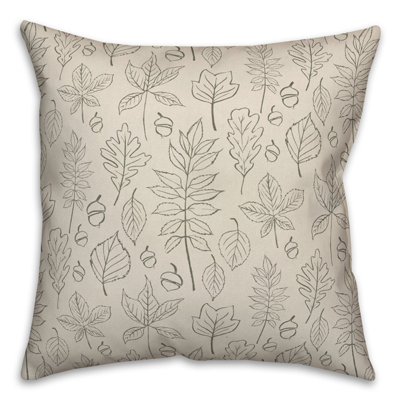 No Decorative Addition Throw Pillow, White