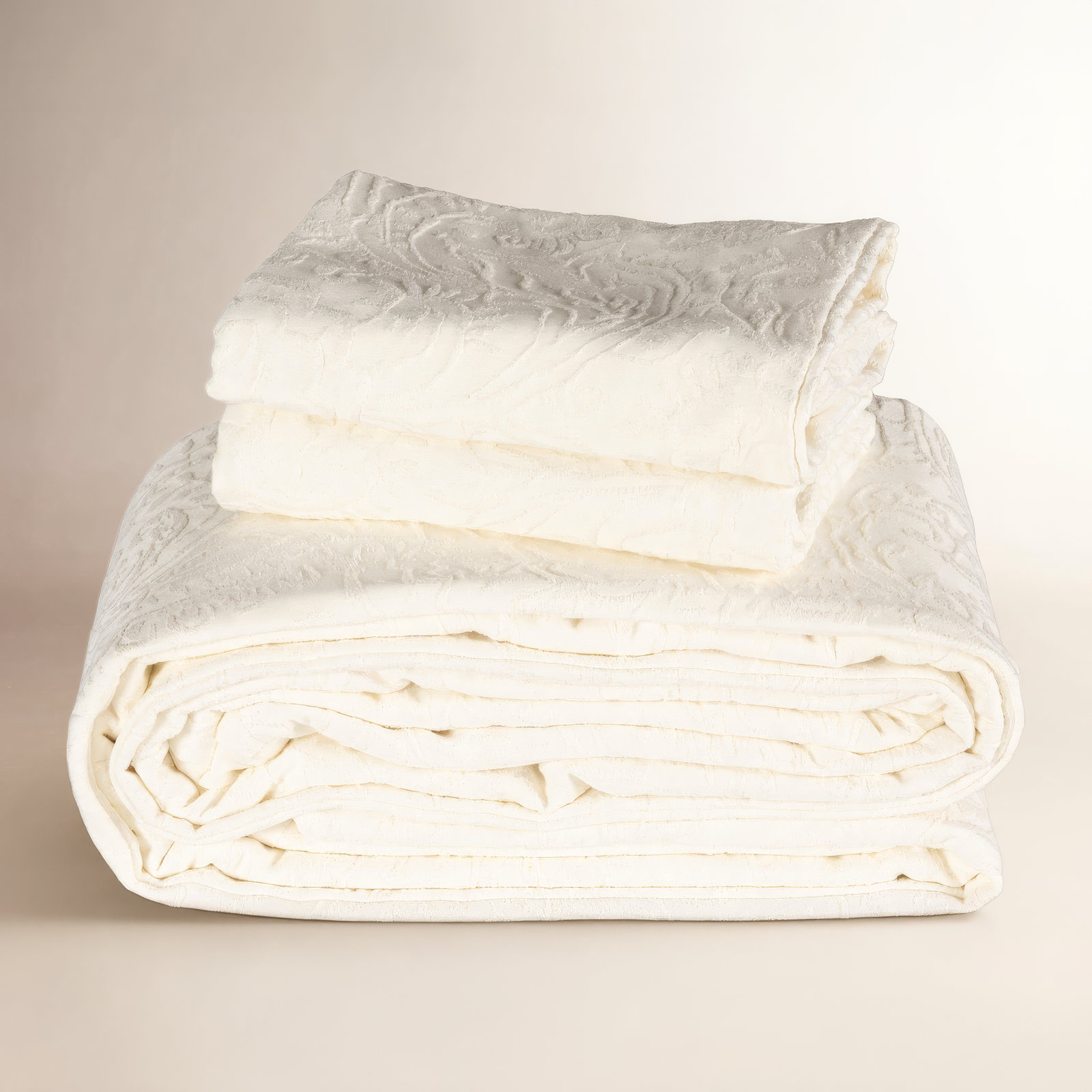 Birch Lane Recover Vanilla Duvet Cover Set, Queen Duvet Cover + 2 Standard Shams