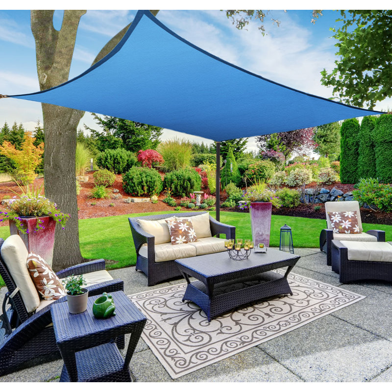 ShadeSheet Rectangular Shade Sail, 12 ft. x 16 ft., Blue