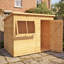 Perugia 8 Ft. W x 6 Ft. D Shiplap Pent Shed-29356117