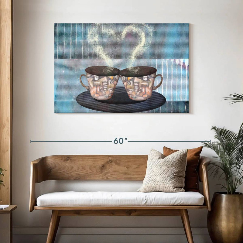 Yarlin Coffee For Two, 30" H x 45" W