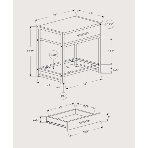 Dimensions du produit