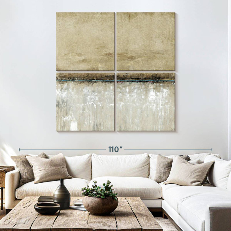 Blue Line I, 74" H x 74" W