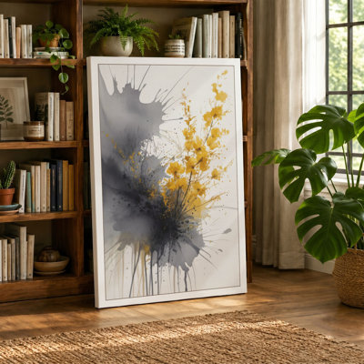 Chaos and Bloom Modern - Wrapped Canvas