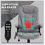 Fauteuil de bureau à 6 points de massage vibrant avec chaleur lombaire -1131557013